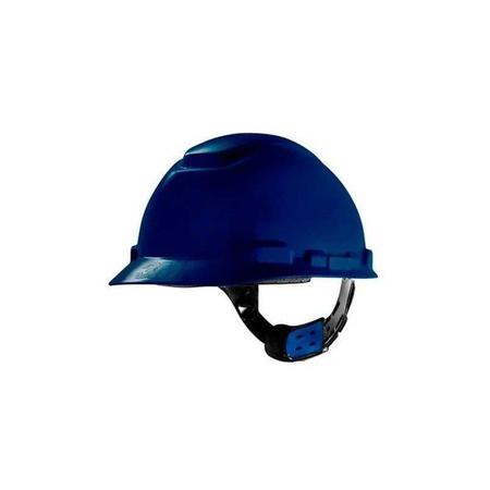 Imagem de Capacete de seguranca com carneira ajuste facil e jugular azul  h700   3m
