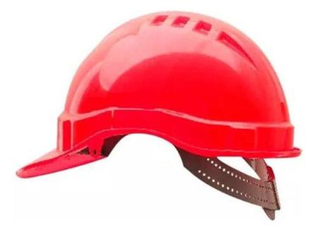 Imagem de Capacete De Segurança Proteção C/ Suspensão Genesis Libus Cor Vermelho