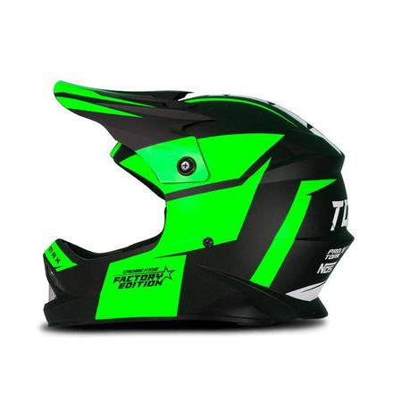 Capacete De Trilha Motocross Infantil Off Road Factory Edition Varias Cores  Confortavel, Magalu Empresas