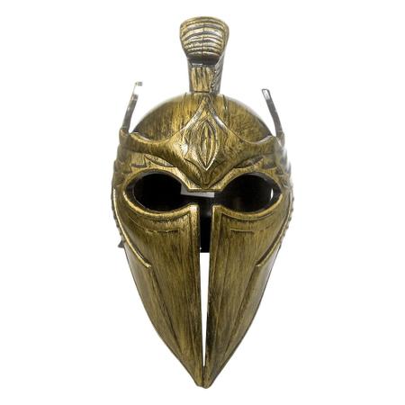 Imagem de Capacete Elmo Medieval Gladiador Dourado