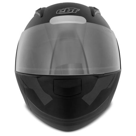 Imagem de Capacete Escamoteável Robocop EBF Novo E8 V Power Preto Fosco e Vermelho Moto