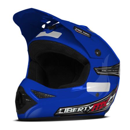 Imagem de Capacete Esportivo Motocross Trilha Enduro Pro Tork Liberty Mx Pro Off Road