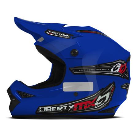 Imagem de Capacete Esportivo Motocross Trilha Enduro Pro Tork Liberty Mx Pro Off Road