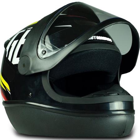 Imagem de Capacete Fechado Com Narigueira Automatic Preto Alemanha 58