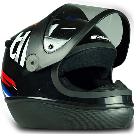 Imagem de Capacete Fechado Com Narigueira Automatic Preto Eua 60