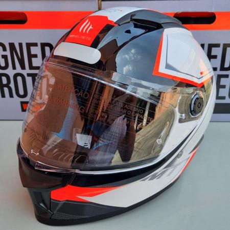 Imagem de Capacete Fechado Mt Stinger 2 SR A5 Red Gloss