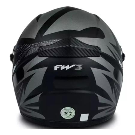 Imagem de Capacete GT2 FW3 Preto Fosco