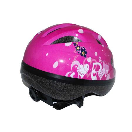 Imagem de Capacete infantil bicicleta skate com kit proteção e mochila