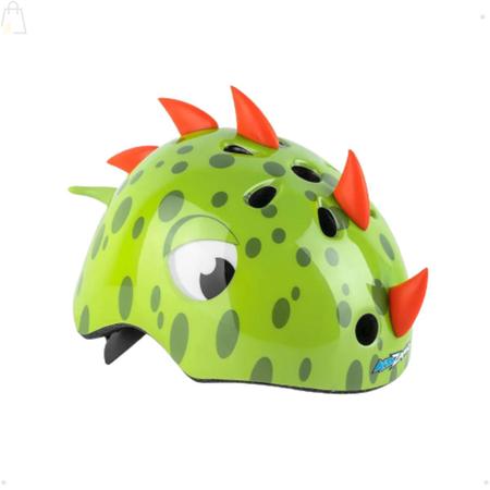 Capacete Infantil Bike Dinossauro Personagem 3 a 7 anos - Vessel Imagem de Capacete Infantil Bike Dinossauro Personagem 3 a 7 anos