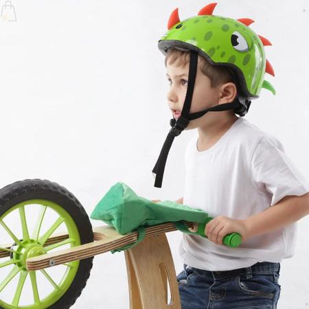 Capacete Infantil Bike Dinossauro Personagem 3 a 7 anos - Vessel Imagem de Capacete Infantil Bike Dinossauro Personagem 3 a 7 anos