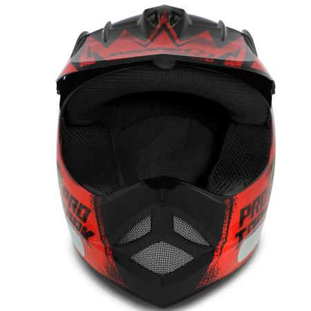 Capacete Moto Cross Trilha Infantil Insane 5 Pro Tork Kids em Promoção é no  Buscapé