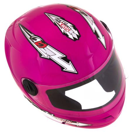 Capacete Infantil Azul, Rosa ou preto