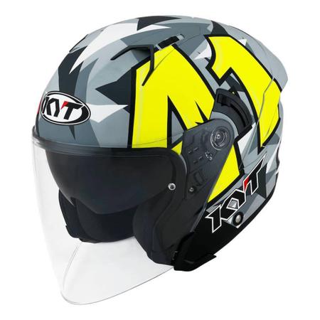 Imagem de Capacete KYT NFJ Espargaro 19 Aberto