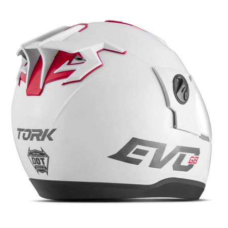 Imagem de Capacete Liberty Evolution G8 EVO Solid Branco Brilhante TAM. 62 Pro Tork CAP-740BC