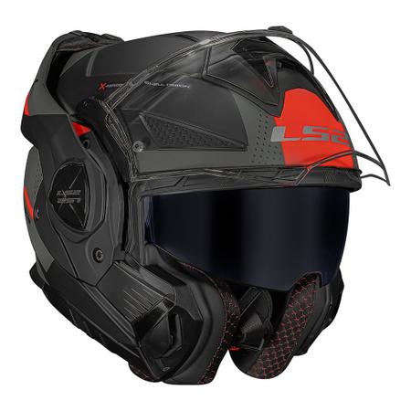 Imagem de Capacete ls2 advant x oblivion cinza fosco