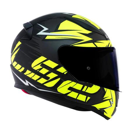 Imagem de Capacete LS2 FF353 Rapid CromoMatte Black Hi Vis Yelllow