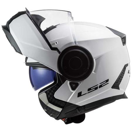 Imagem de Capacete Ls2 Ff902 Scope Bco Escamoteável Viseira Interna 60