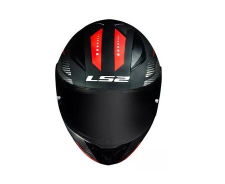 Imagem de Capacete Ls2 Rapid Ff353 Doom Matte - Preto/vermelho