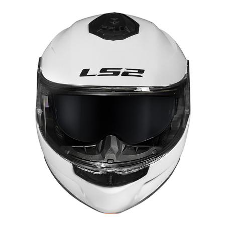 Imagem de Capacete LS2 Strobe II FF908 Monocolor Branco Brilhante Masculino e Feminino