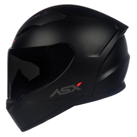 Imagem de Capacete Masculino Feminino Asx City Preto Fosco + Viseira