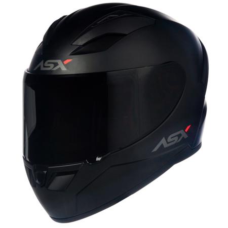 Imagem de Capacete Masculino Feminino Asx City Preto Fosco + Viseira