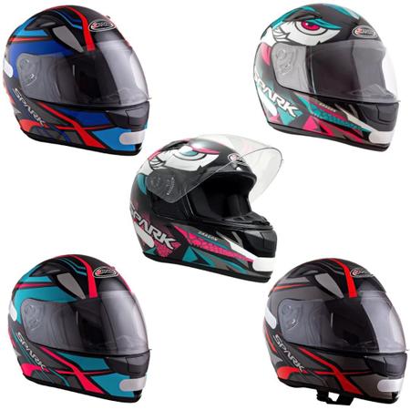 Imagem de Capacete Masculino Feminino Ebf Spark Spider E Dragon Fechado