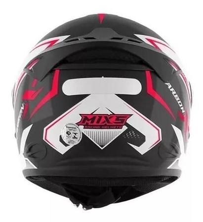 Imagem de Capacete Mixs Mx2 Carbon X Fechado Para Moto Pro Tork