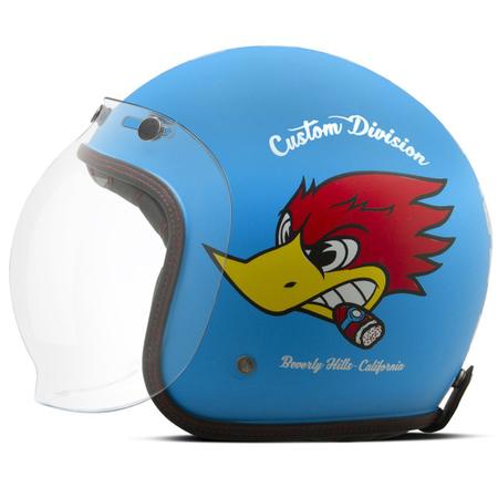 Capacete Aberto Custom Vintage Harley Chopper Etceter Sanctus Com Viseira  Bubble - Capacete de Moto - Magazine Luiza