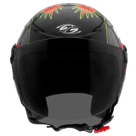 Imagem de Capacete Moto Aberto New Liberty 3 Bomb Brilhante Pro Tork Preto Tamanho 58