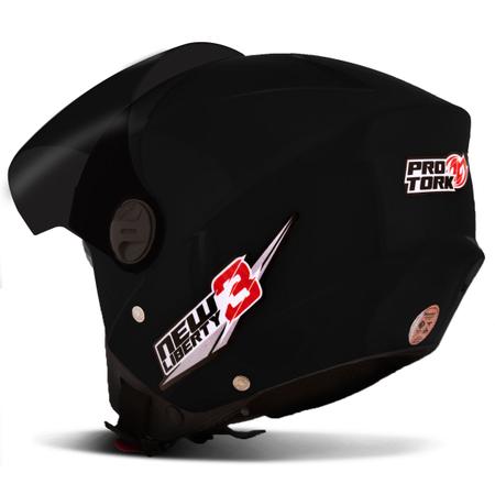 Imagem de Capacete Moto Aberto Pro Tork New Liberty 3 Three Viseira Fumê