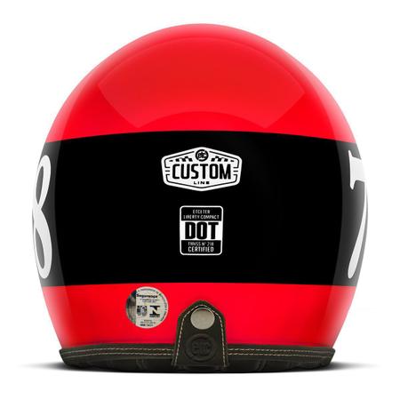 Capacete Custom Aberto Etceter Seven Eight Fosco com Viseira Bubble -  Capacete de Moto - Magazine Luiza