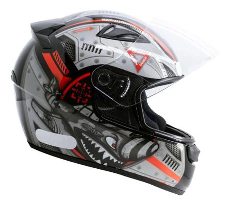 Imagem de Capacete Moto Ebf New Spark Air Fechado Fosco brilhante