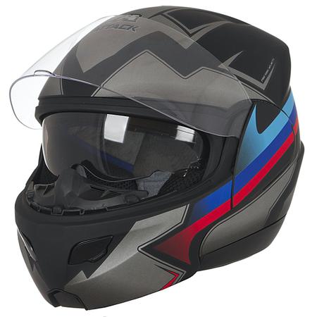 Imagem de Capacete Moto Escamoteável Feminino Masculino Com Óculos Fosco Pro Tork Attack Premium Tamanho 56 58 60 62