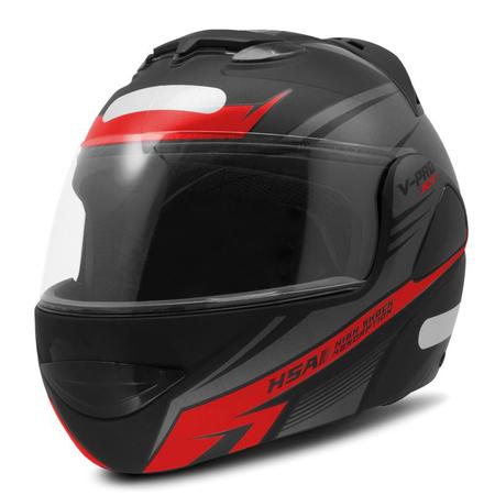 Imagem de Capacete Moto Escamoteável Robocop Modular Articulado Jet 3 Unissex Urbano Viagem 58 60 62 Pro Tork