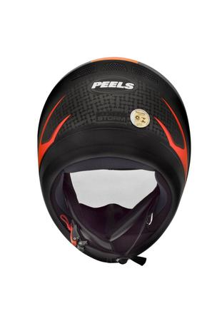 Imagem de Capacete Moto Fechado Peels Spike Storm Vermelho Fosco