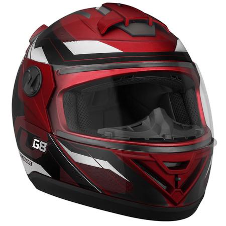 Imagem de Capacete Moto Fechado Pro Tork Evolution G8 Evo Com Narigueira Feminino Masculino