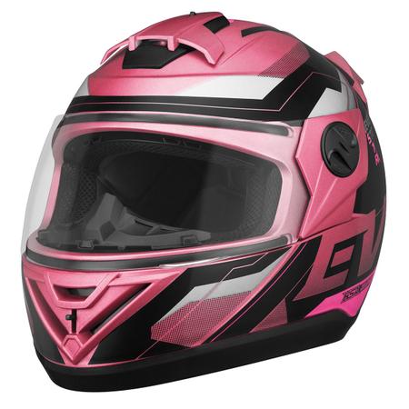 Imagem de Capacete Moto Fechado Pro Tork G8 Evo Feminino Masculino Com Narigueira Vis. Cristal 