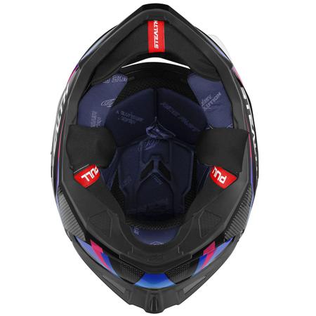 Capacete Motoqueiro Fechado ProTork Stealth Desenho Rabbit Brilhante  Viseira Fumê Lançamento - Pro Tork - Capacete de Moto - Magazine Luiza