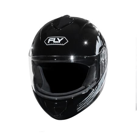 Capacete Moto Infantil Criança Fly Young Live Cor Preto Brilhante Tamanho  Do Capacete 52