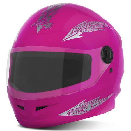 Imagem de Capacete moto masculino Fechado New Liberty 4 Pro Tork integral com viseira cristal