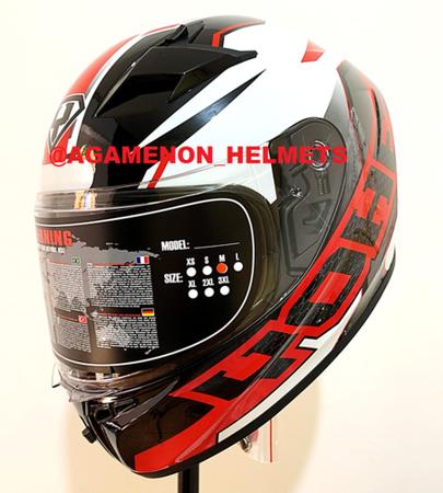 Imagem de Capacete Moto Original Helt Polar Yohe Blade TAMANHO 58