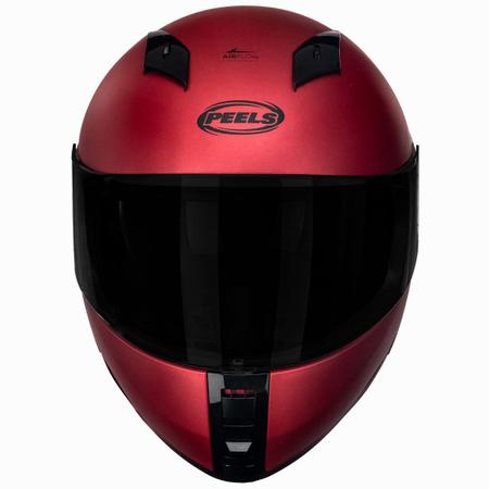 Capacete Peels Icon Dash Chumbo Fosco com Vermelho - BJ COMERCIO