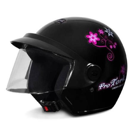 Imagem de Capacete Moto Pro Tork Aberto Feminino Liberty Three 56