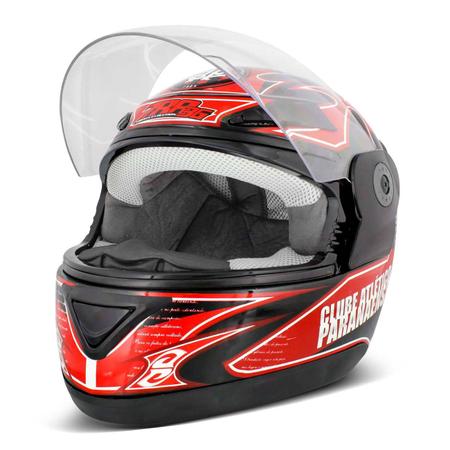 Imagem de Capacete Moto Pro Tork Atlético Paranaense Oficial Licenciado