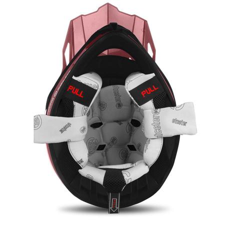 Capacete Motocross Etceter Solid Rosa Bebe 62 - Capacete de Moto - Magazine  Luiza