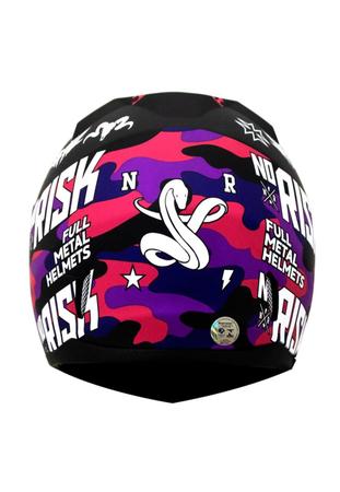 Imagem de Capacete Norisk FF391 Ride Hard Preto e Rosa