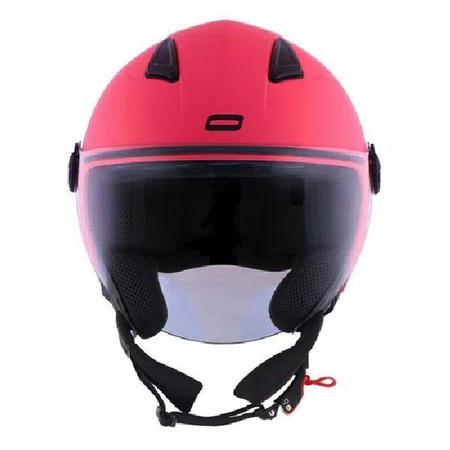 Imagem de Capacete Norisk Orion Monocolor Rosa Fosco Feminino Aberto