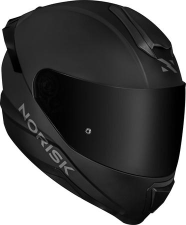 Imagem de Capacete Norisk Razor Preto Fosco com Viseira Fumê Masculino Feminino