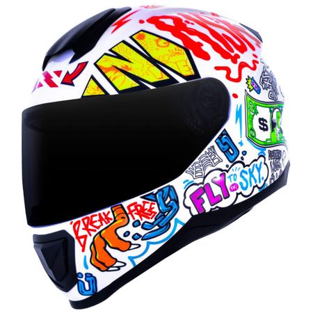 Imagem de Capacete Norisk Razor Vibes Branco