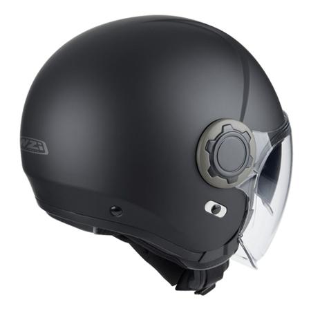 Capacete Moto Nzi Ringway Duo Cinza Fosco